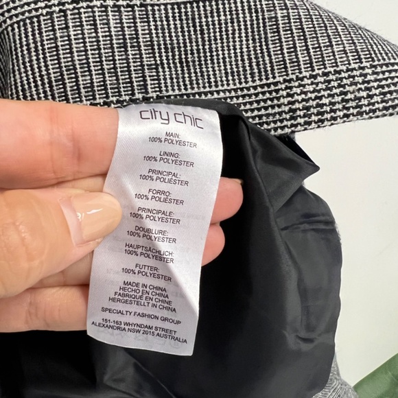 city chic plaid blazer - Picture 4 of 5